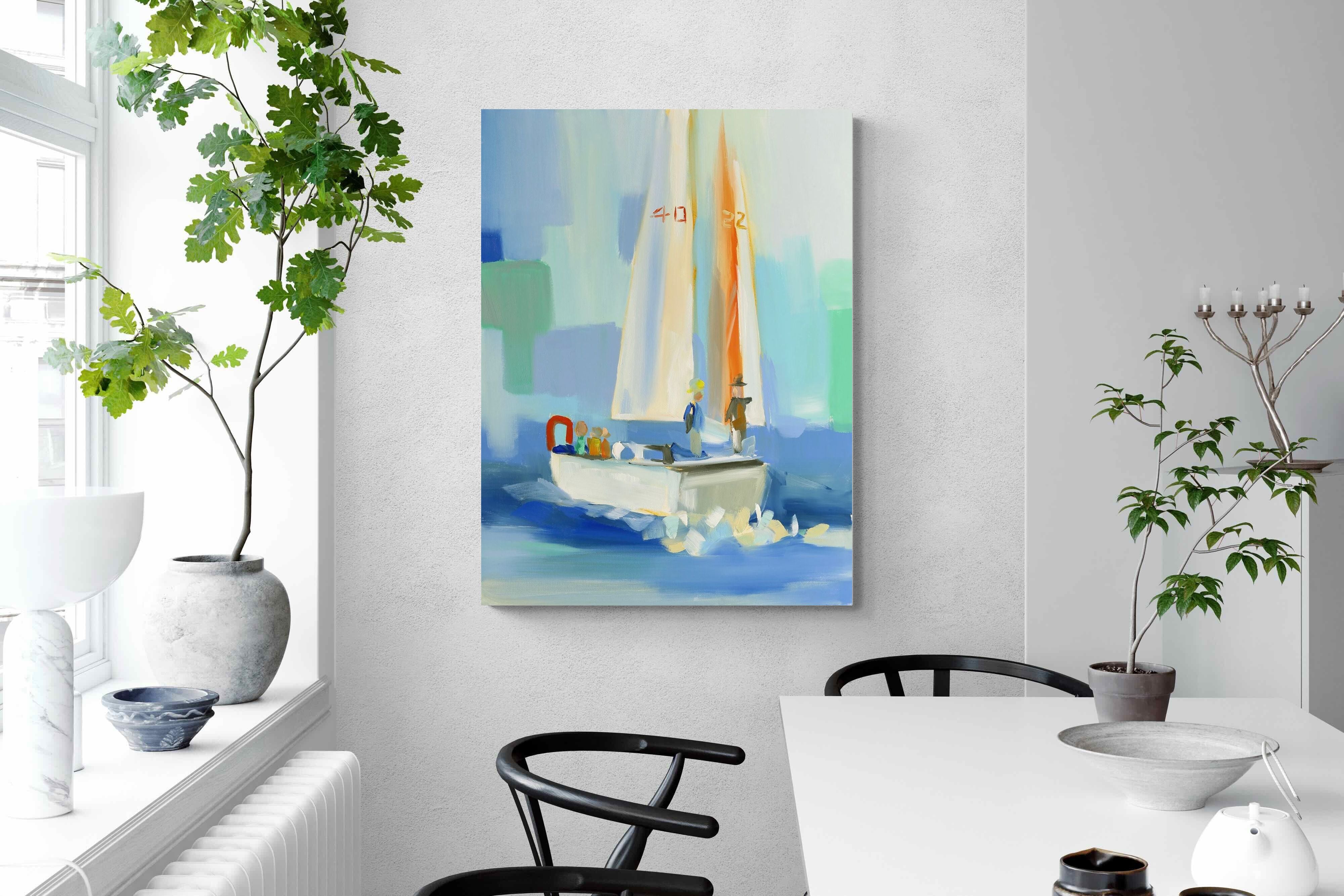 Pixalot Sailboat on the Water