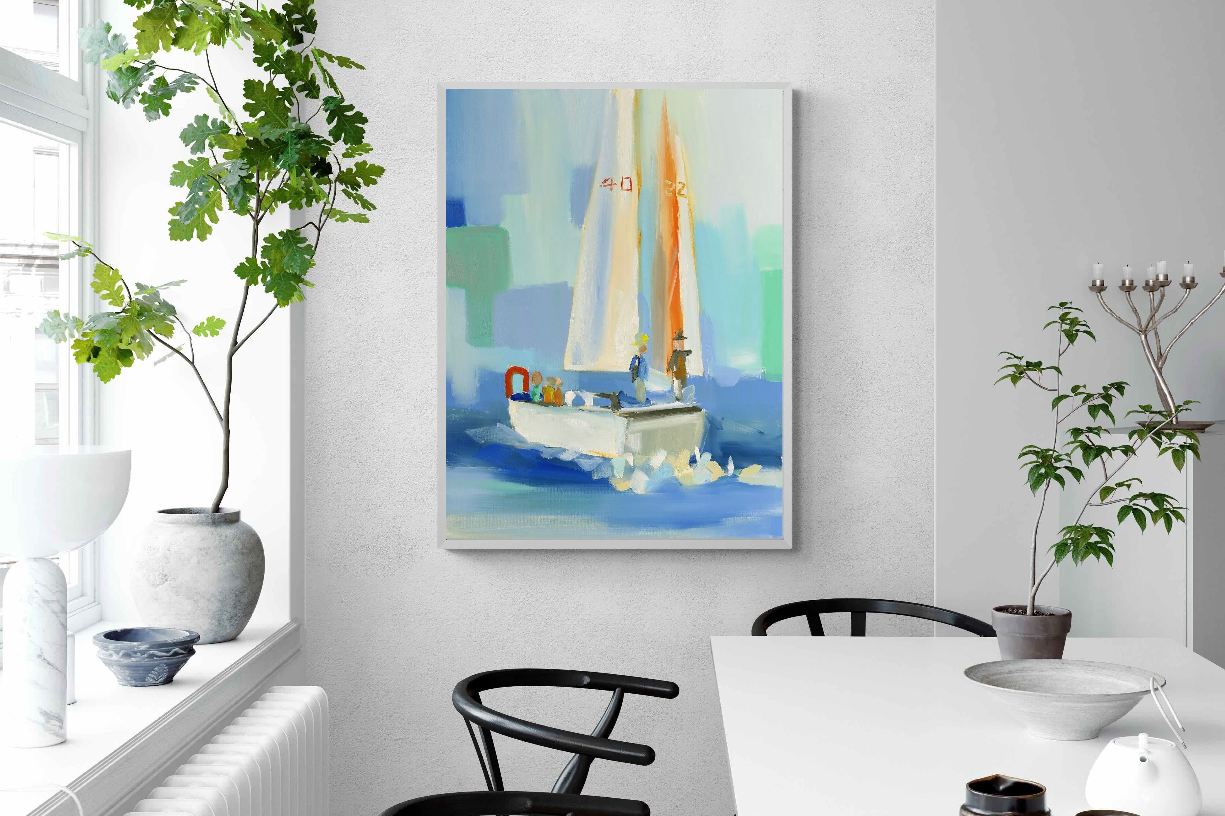 Pixalot Sailboat on the Water