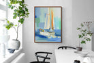 Pixalot Sailboat on the Water