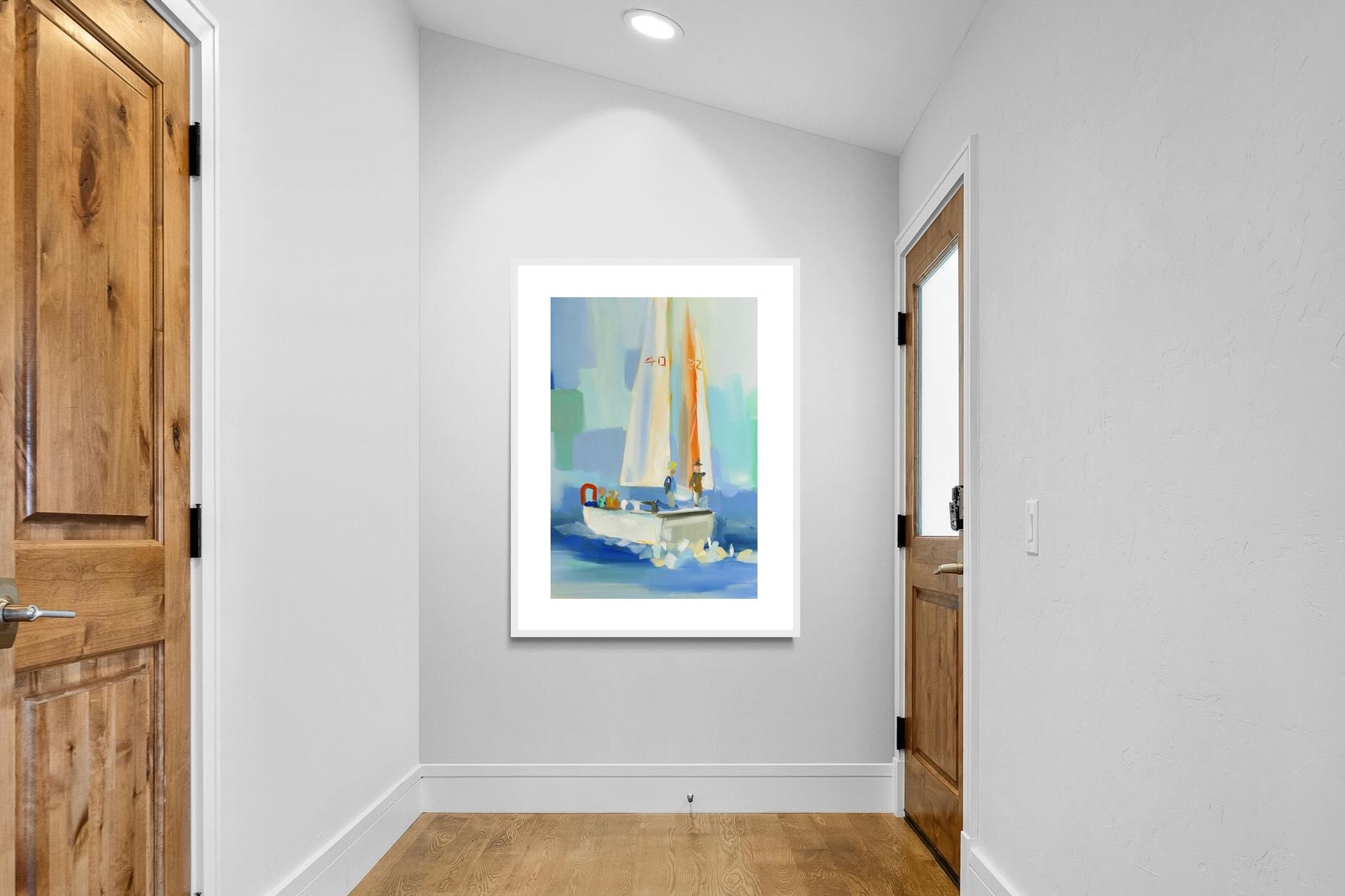 Pixalot Sailboat on the Water
