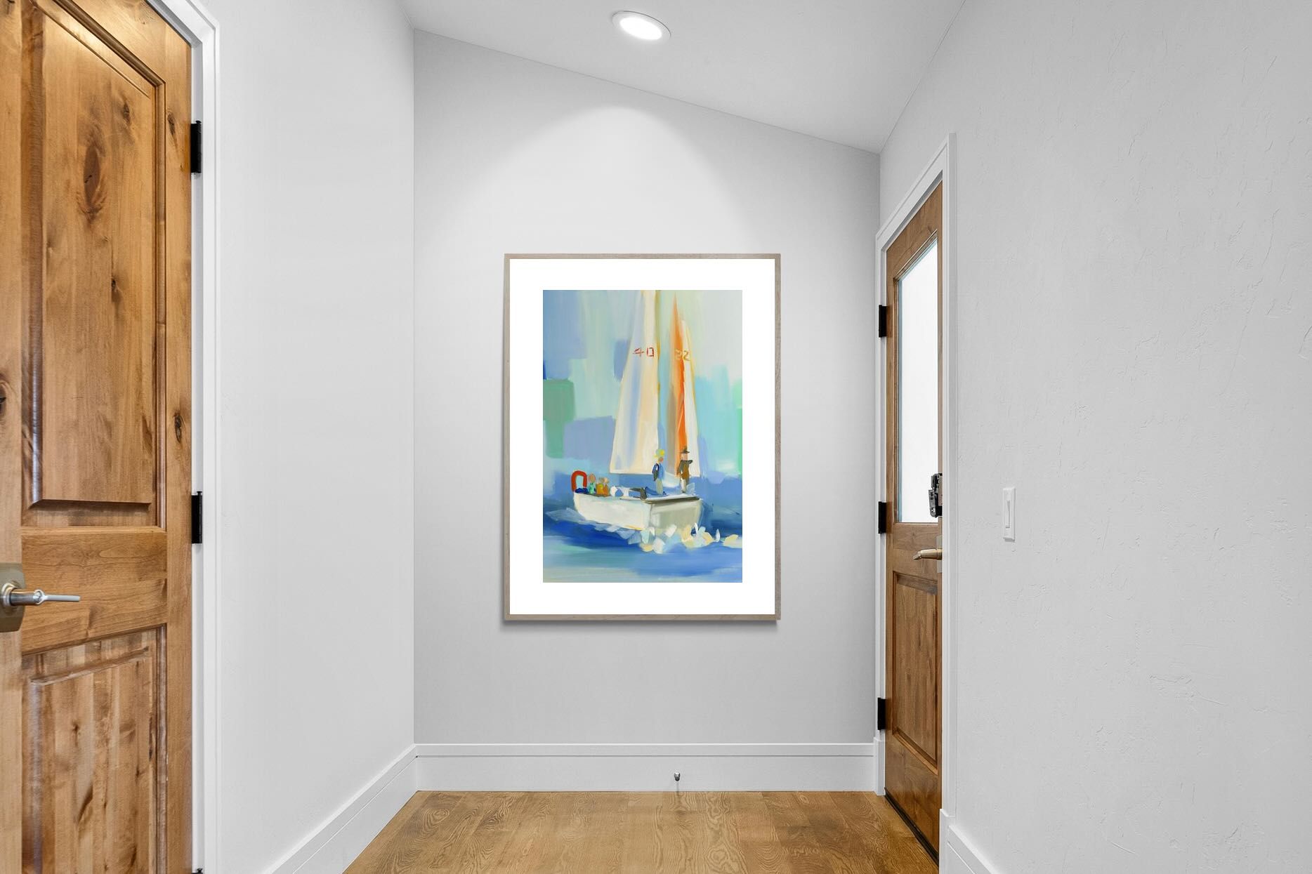 Pixalot Sailboat on the Water