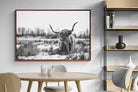 Pixalot ® Scottish Highlander (black & white)