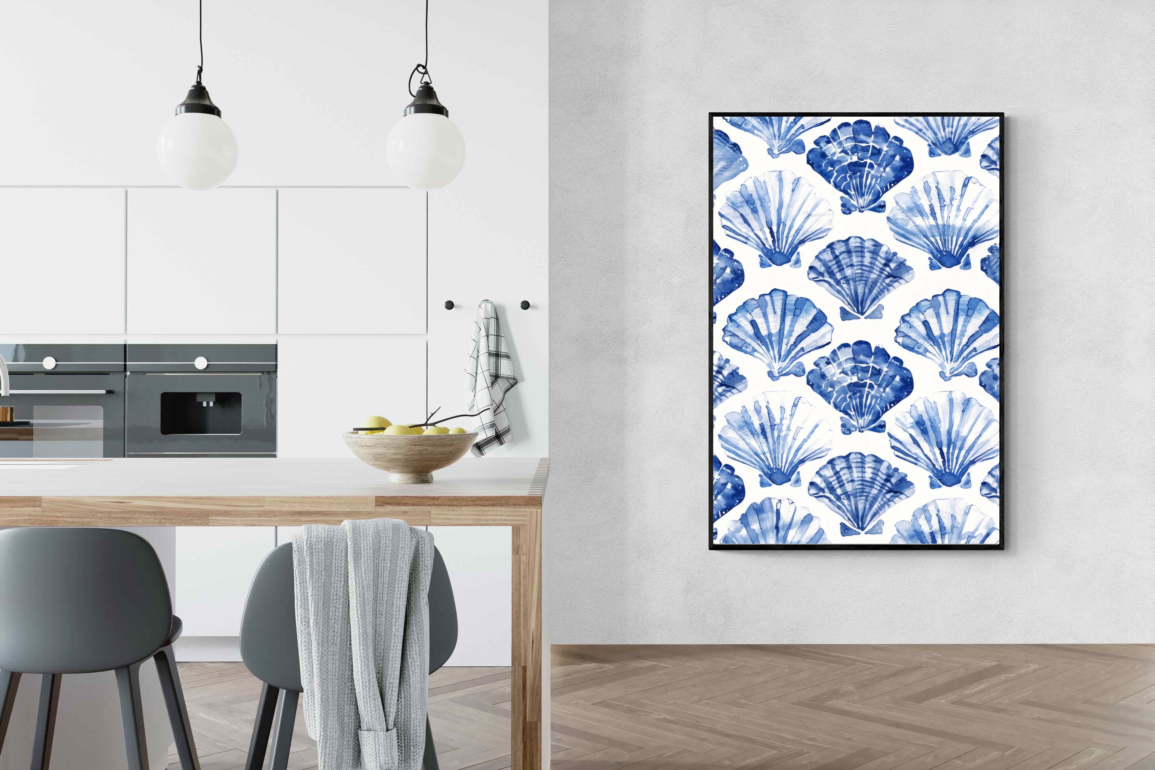 Pixalot Shell Pattern in Blue