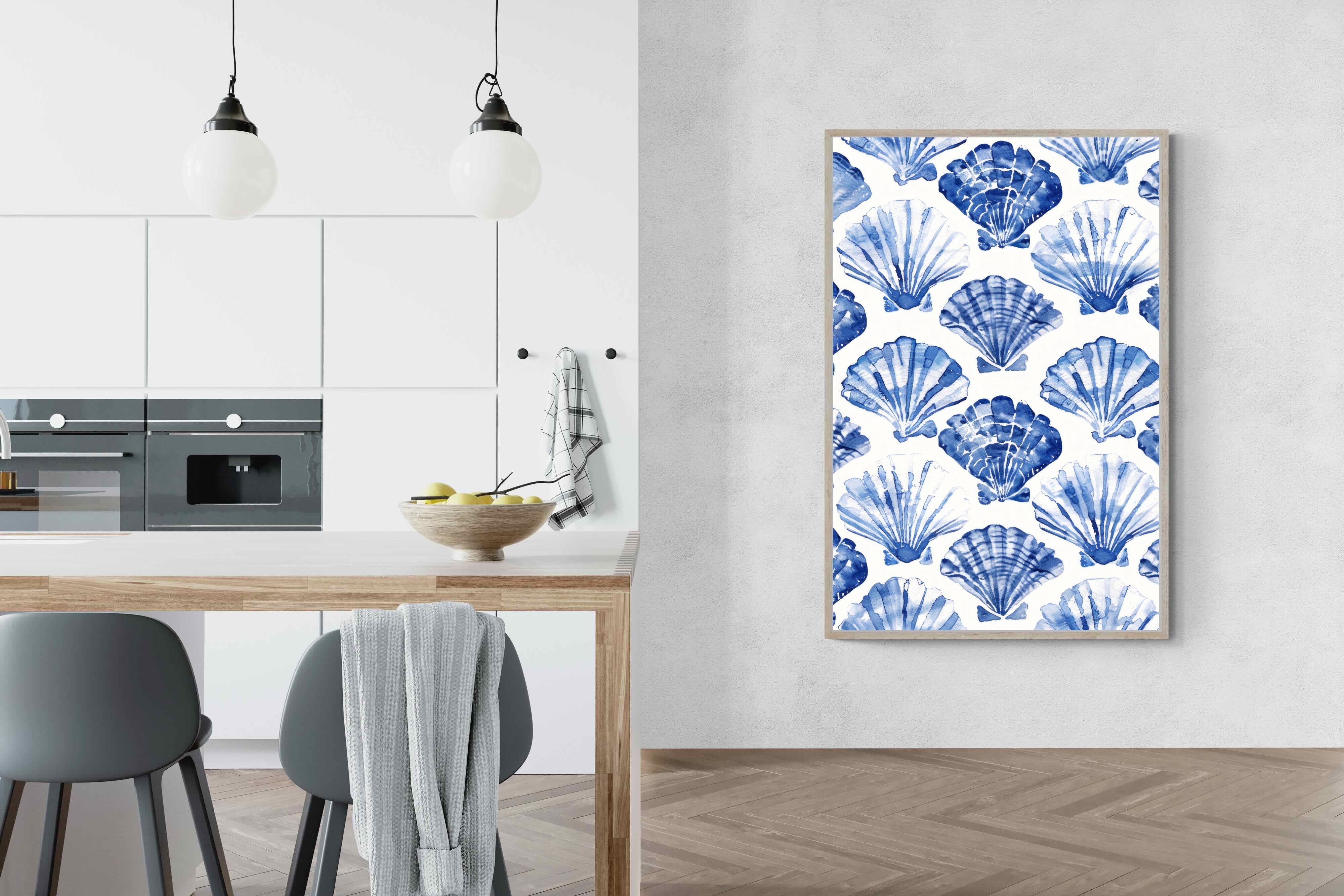 Pixalot Shell Pattern in Blue