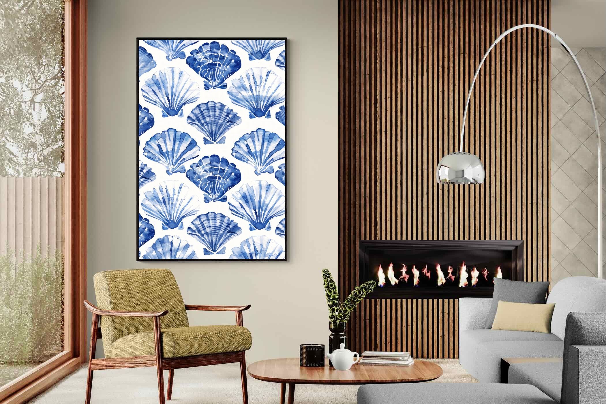 Pixalot Shell Pattern in Blue