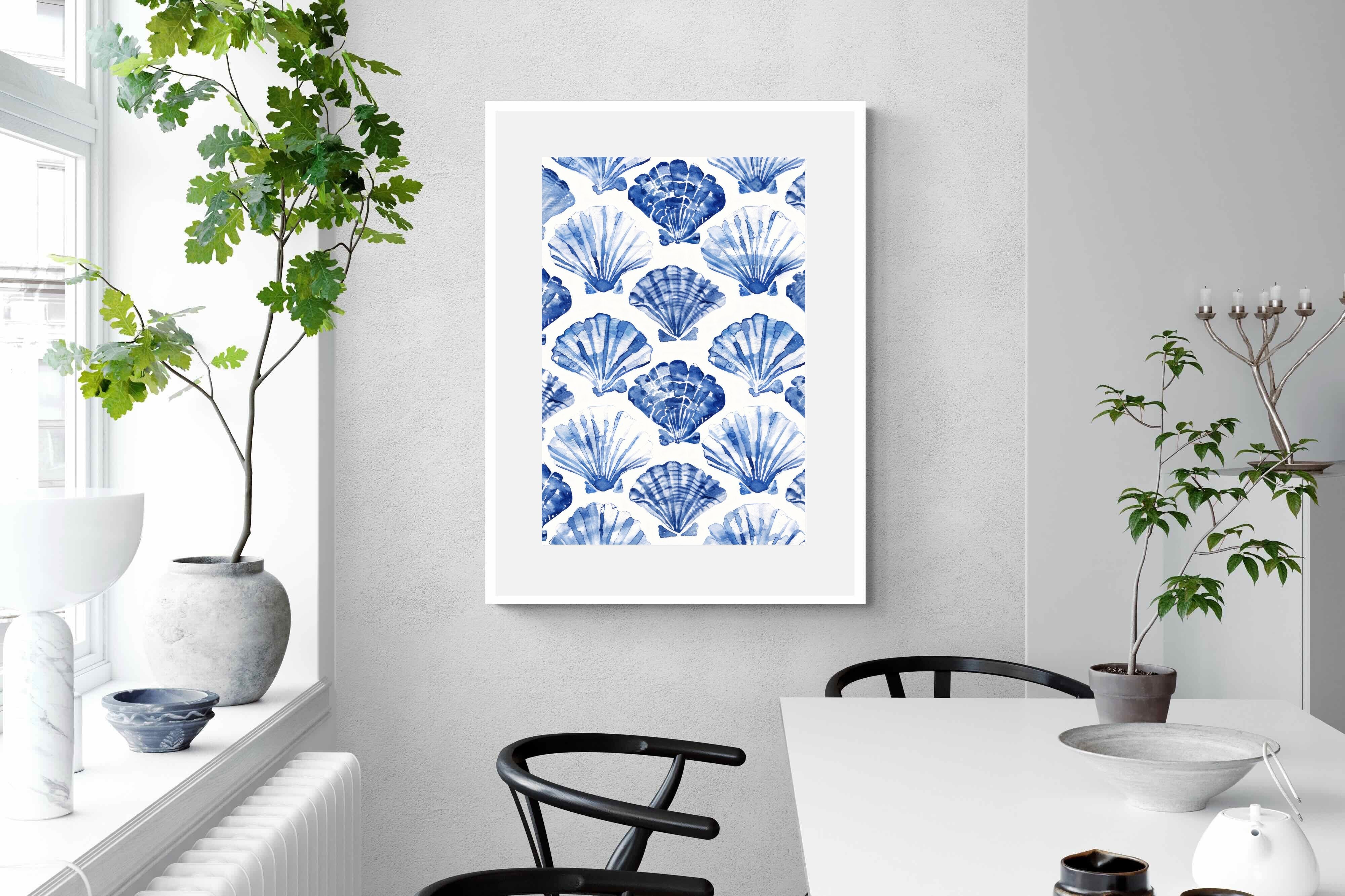 Pixalot Shell Pattern in Blue