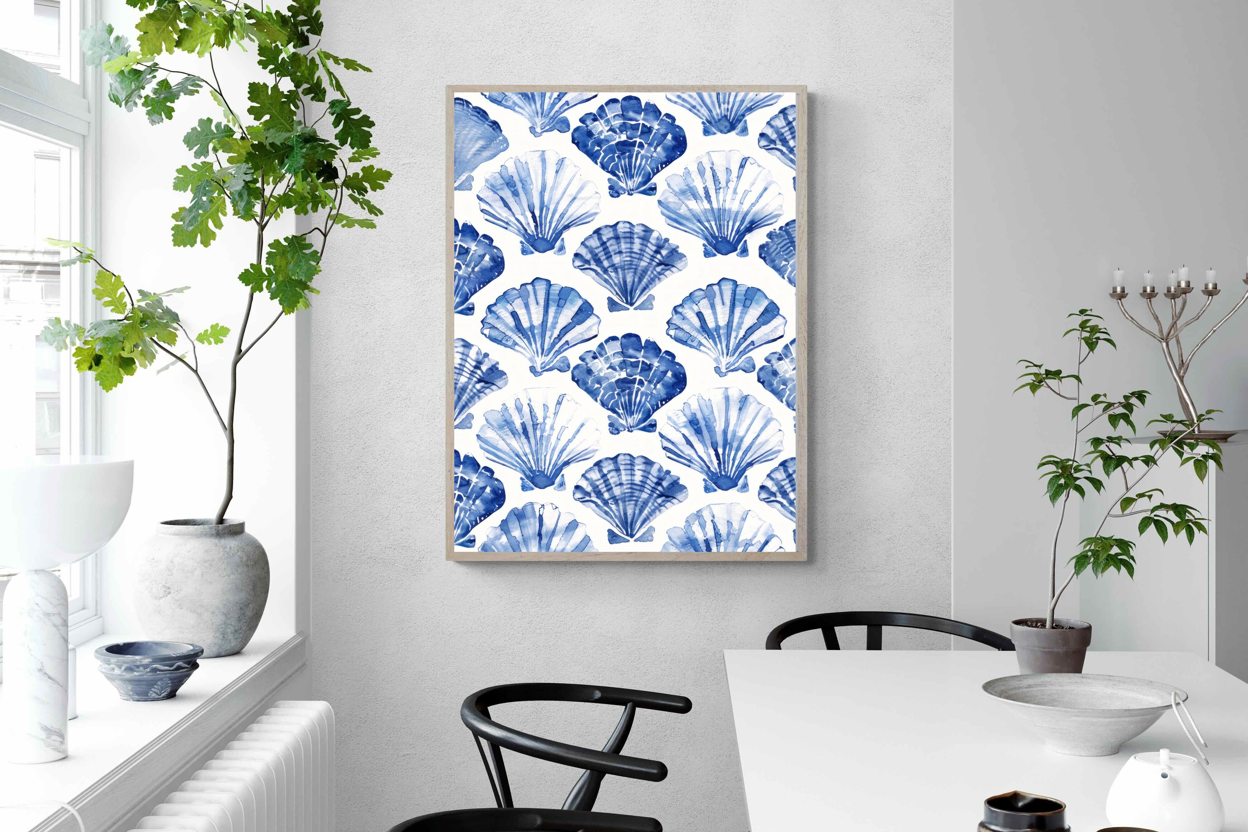 Pixalot Shell Pattern in Blue