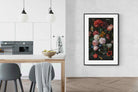 Pixalot Still Life with Flowers in a Glass Vase