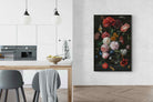 Pixalot Still Life with Flowers in a Glass Vase