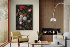 Pixalot Still Life with Flowers in a Glass Vase