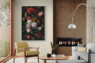 Pixalot Still Life with Flowers in a Glass Vase