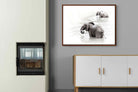 Pixalot Swimming Elephants (Landscape)