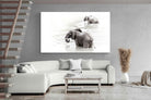Pixalot Swimming Elephants (Landscape)