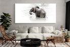 Pixalot Swimming Elephants (Landscape)