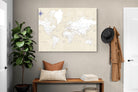 Pixalot Taupe World Map