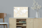 Pixalot Taupe World Map