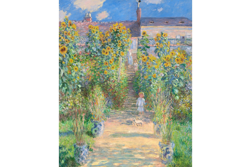 The Artist's Garden at Vétheuil-Wall_Art-Pixalot