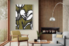 Pixalot Tulips In Moss Green