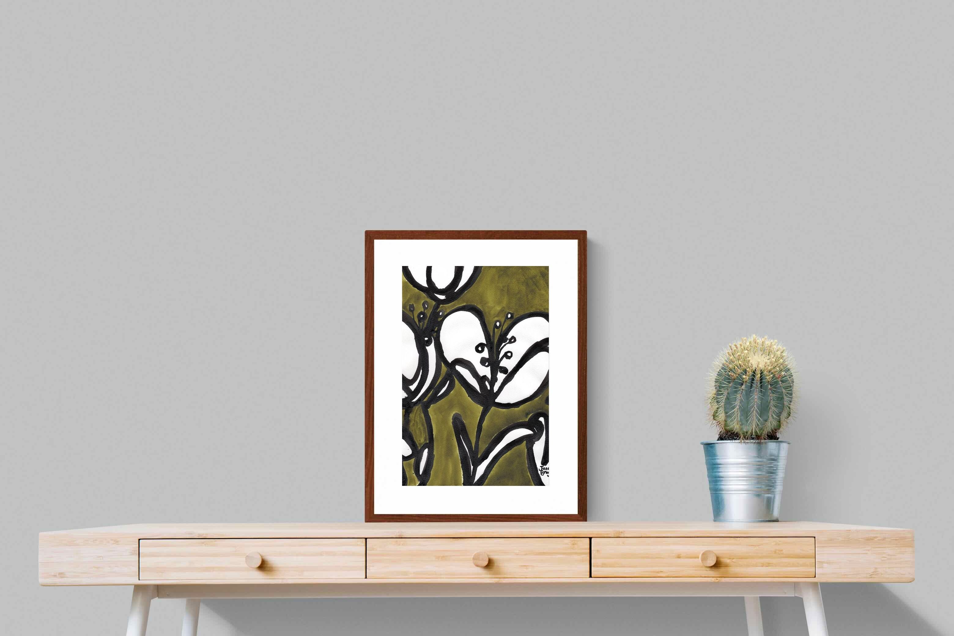 Pixalot Tulips In Moss Green