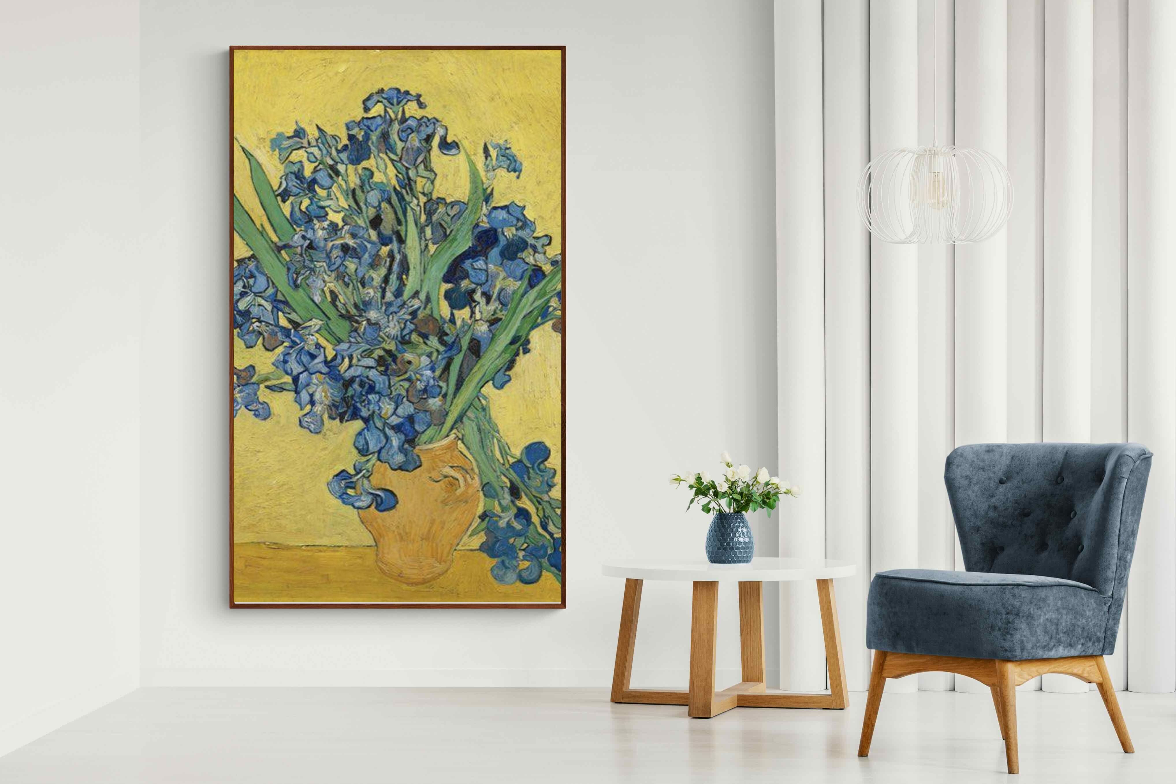 Pixalot Van Gogh Irises in Vase