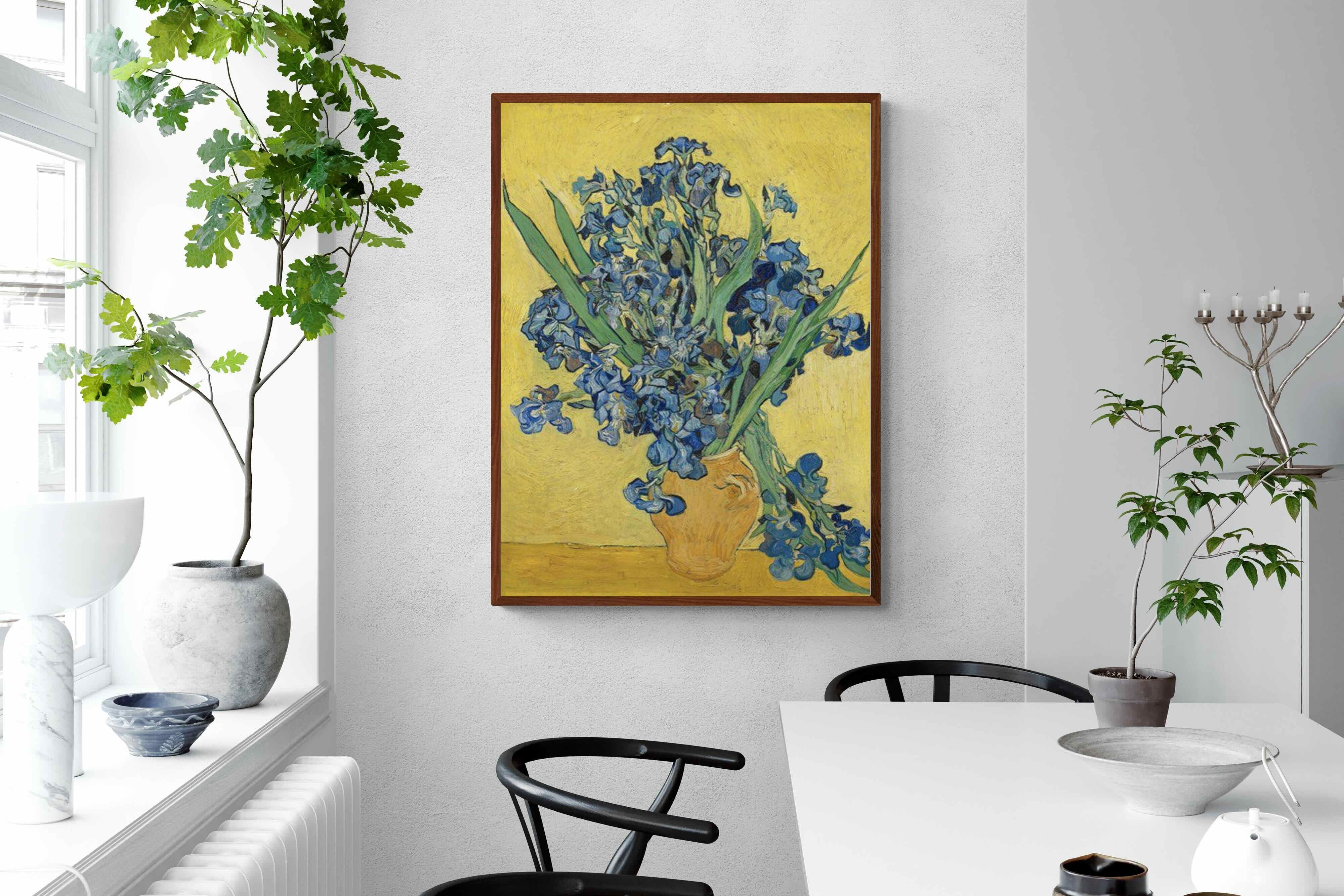 Pixalot Van Gogh Irises in Vase