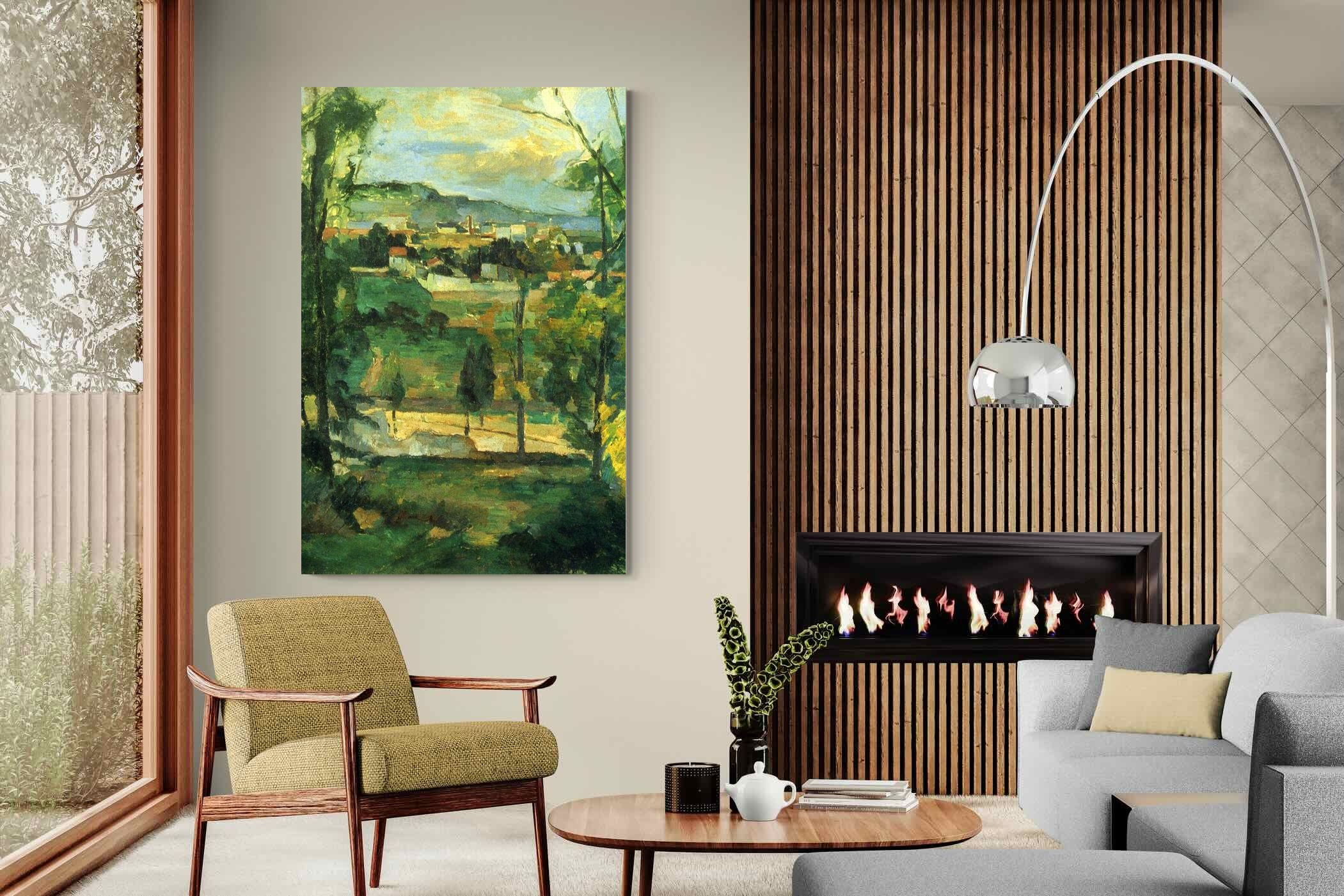 Pixalot Village Behind Trees