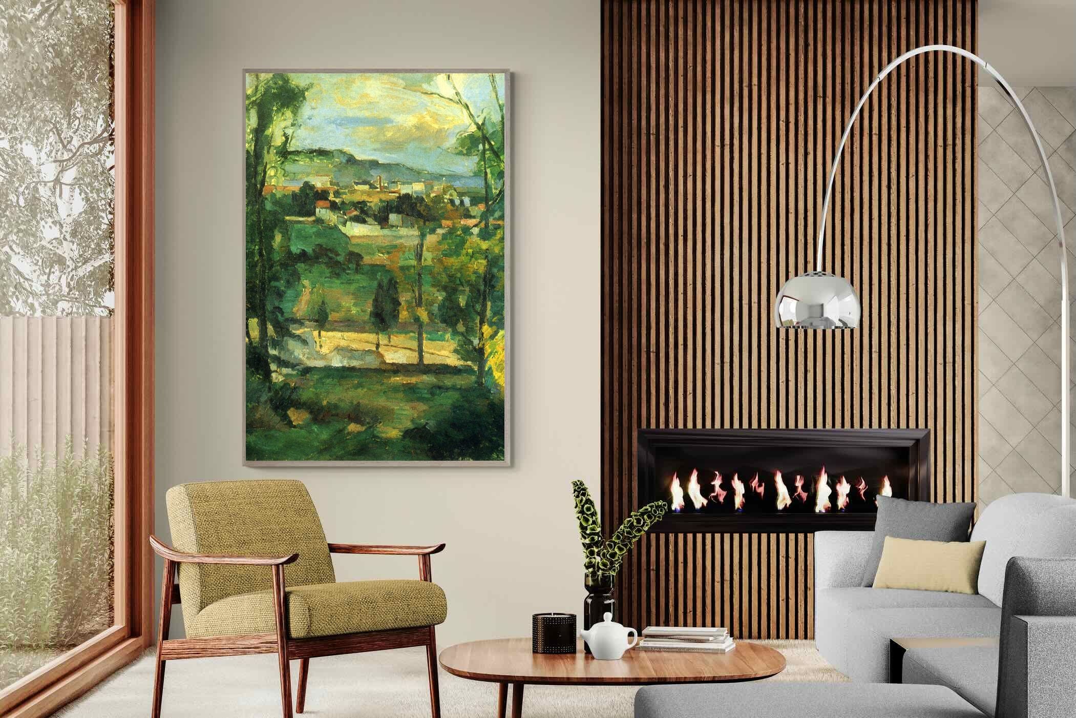 Pixalot Village Behind Trees