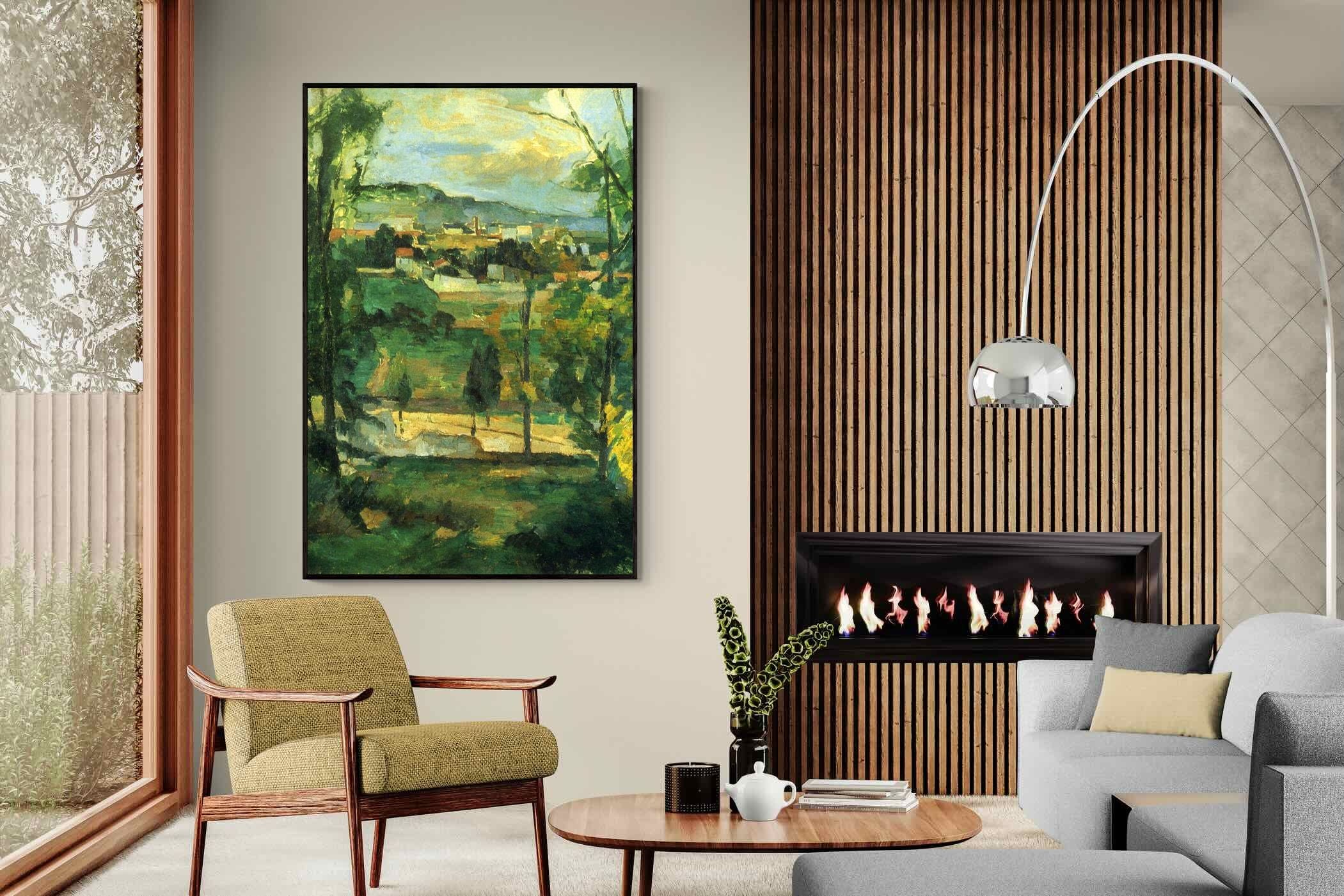 Pixalot Village Behind Trees