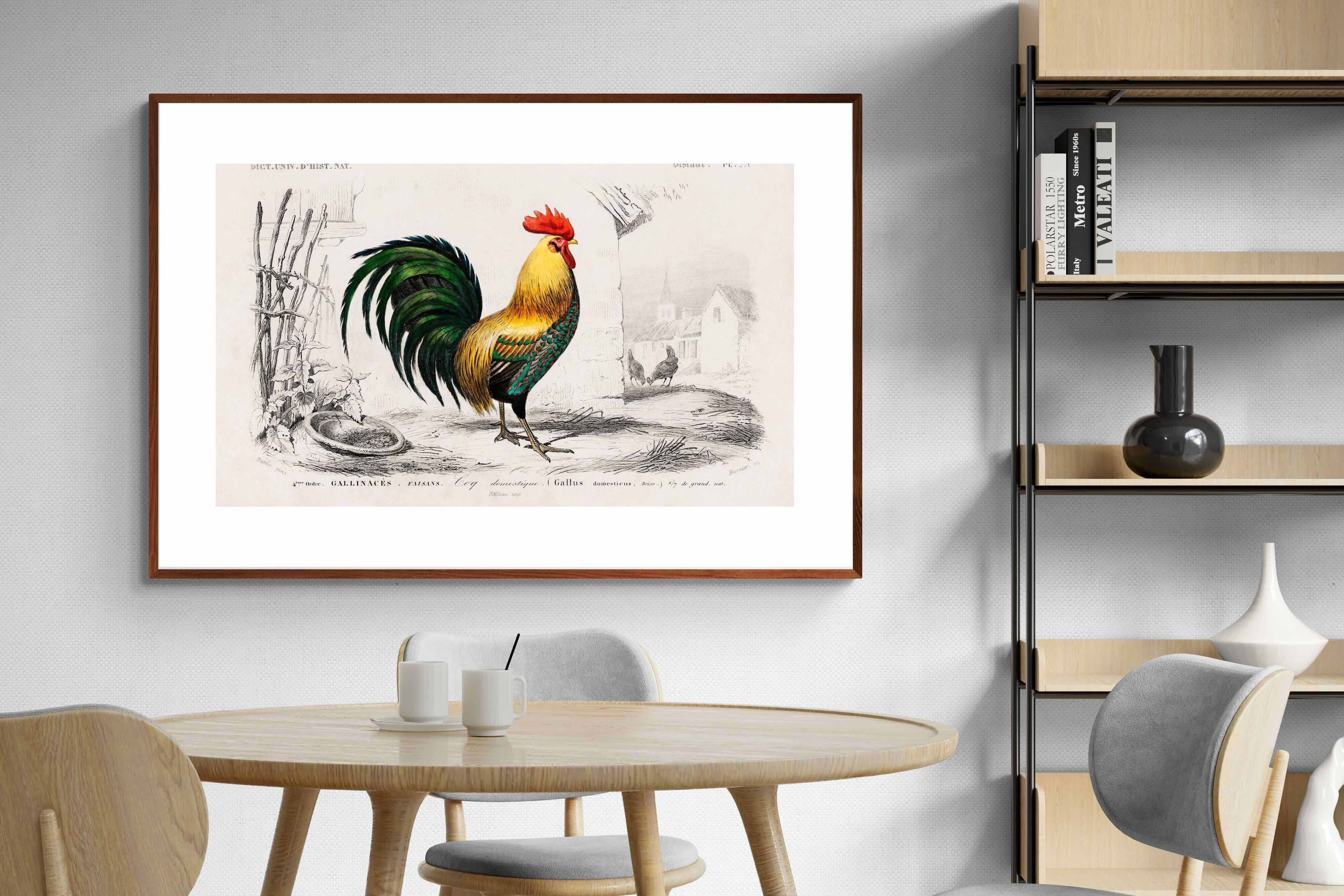Pixalot ® Vintage Cockerel Illustration