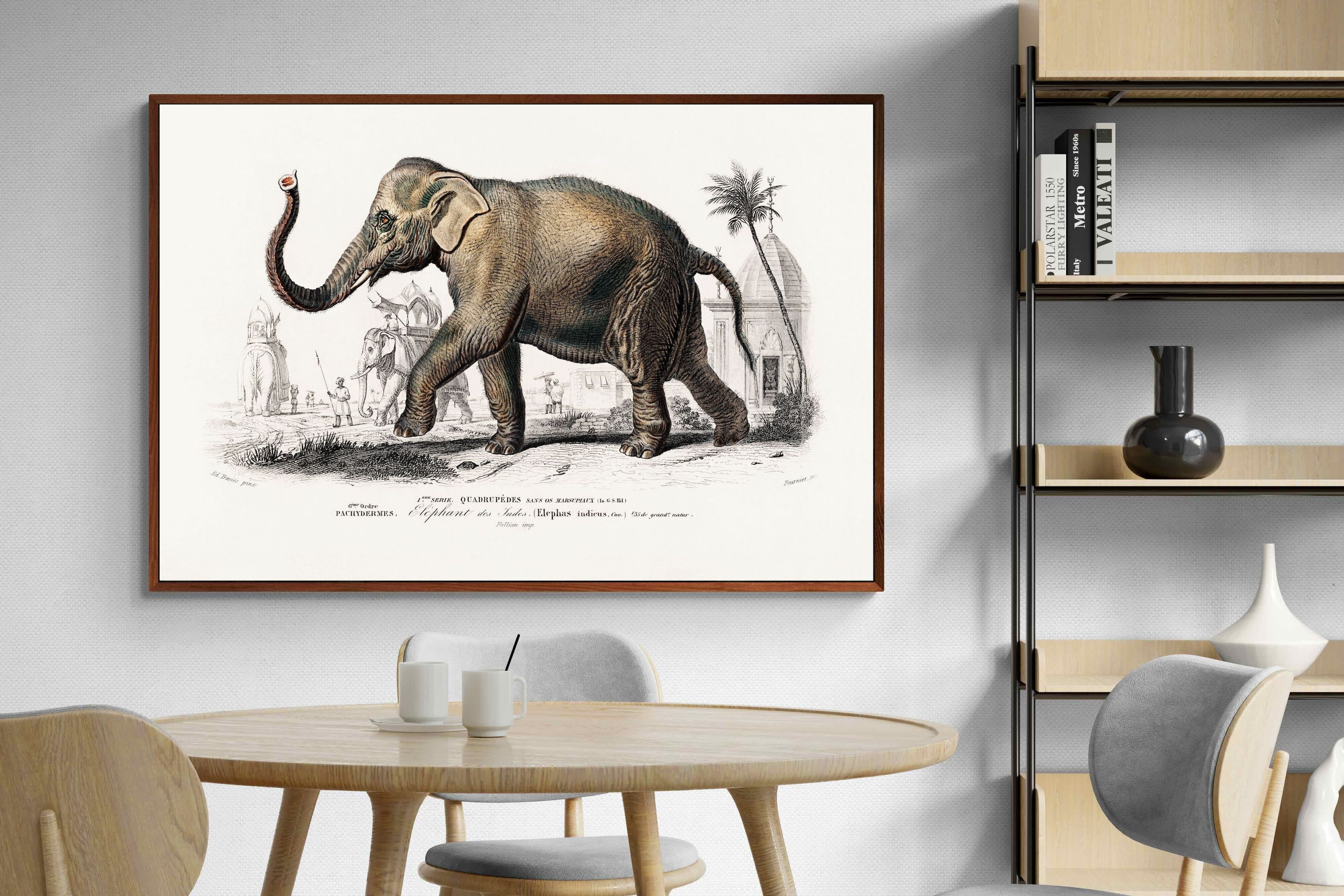 Pixalot ® Vintage Elephant Illustration