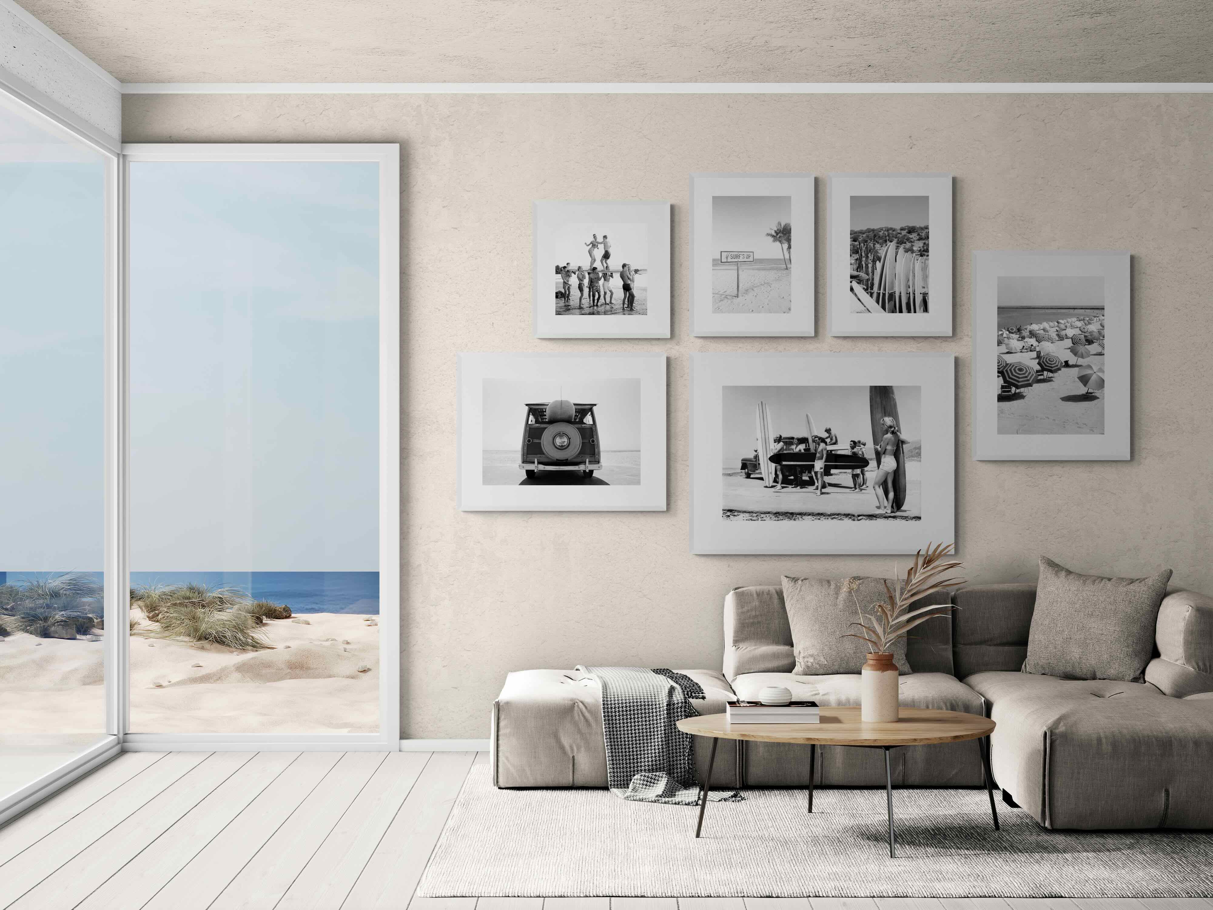 Vintage Surf Gallery Wall Set