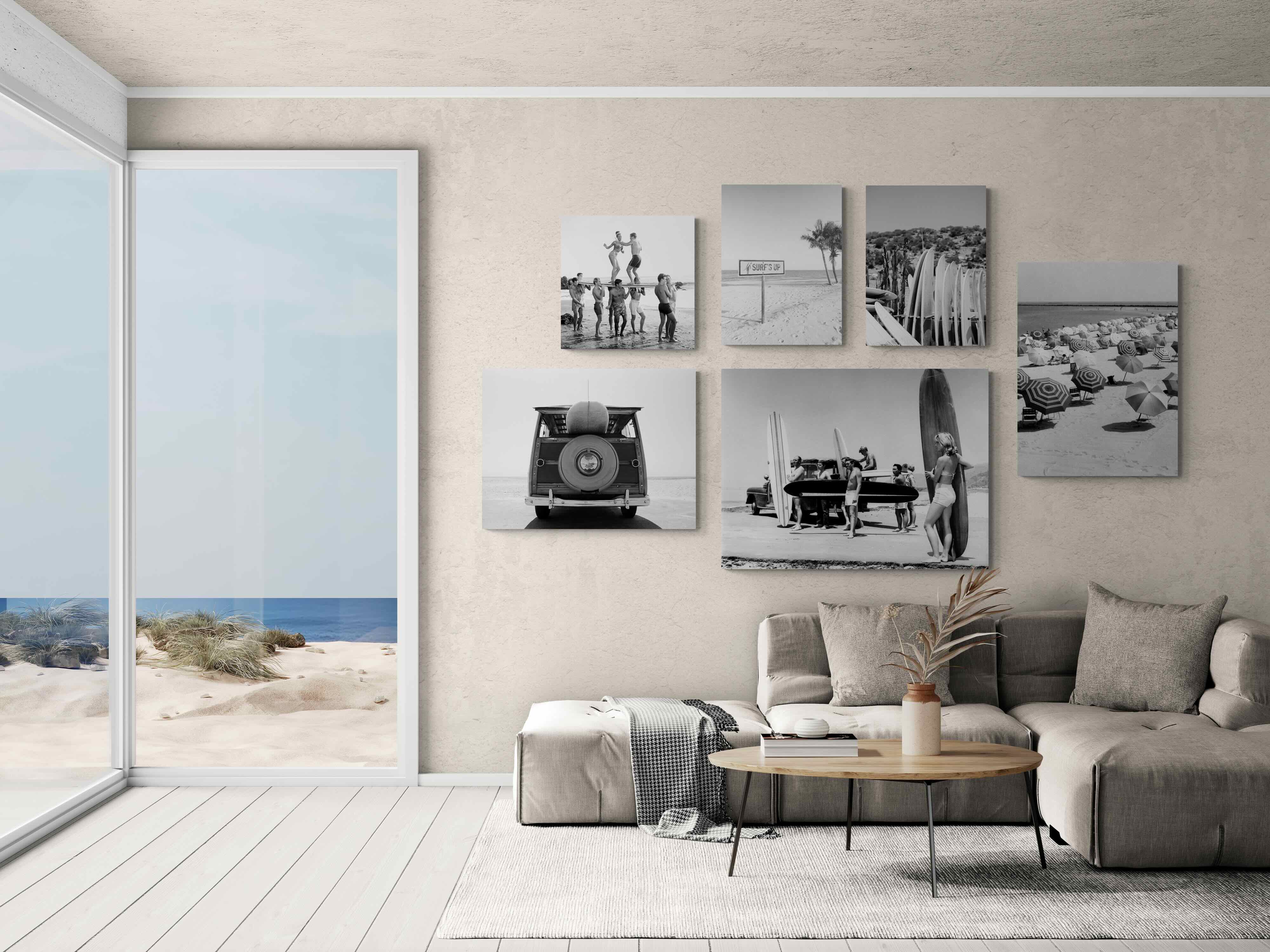Vintage Surf Gallery Wall Set