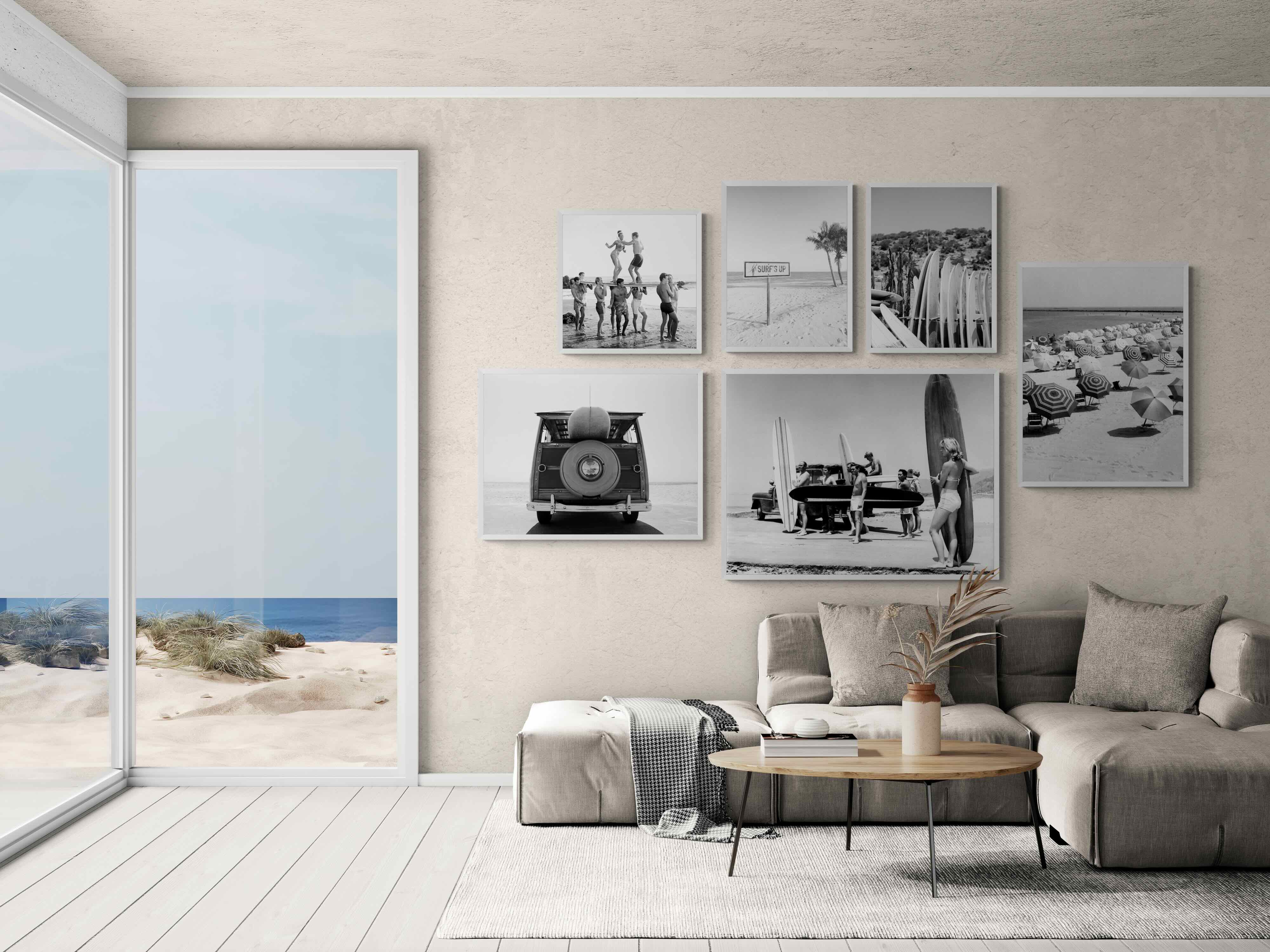 Vintage Surf Gallery Wall Set