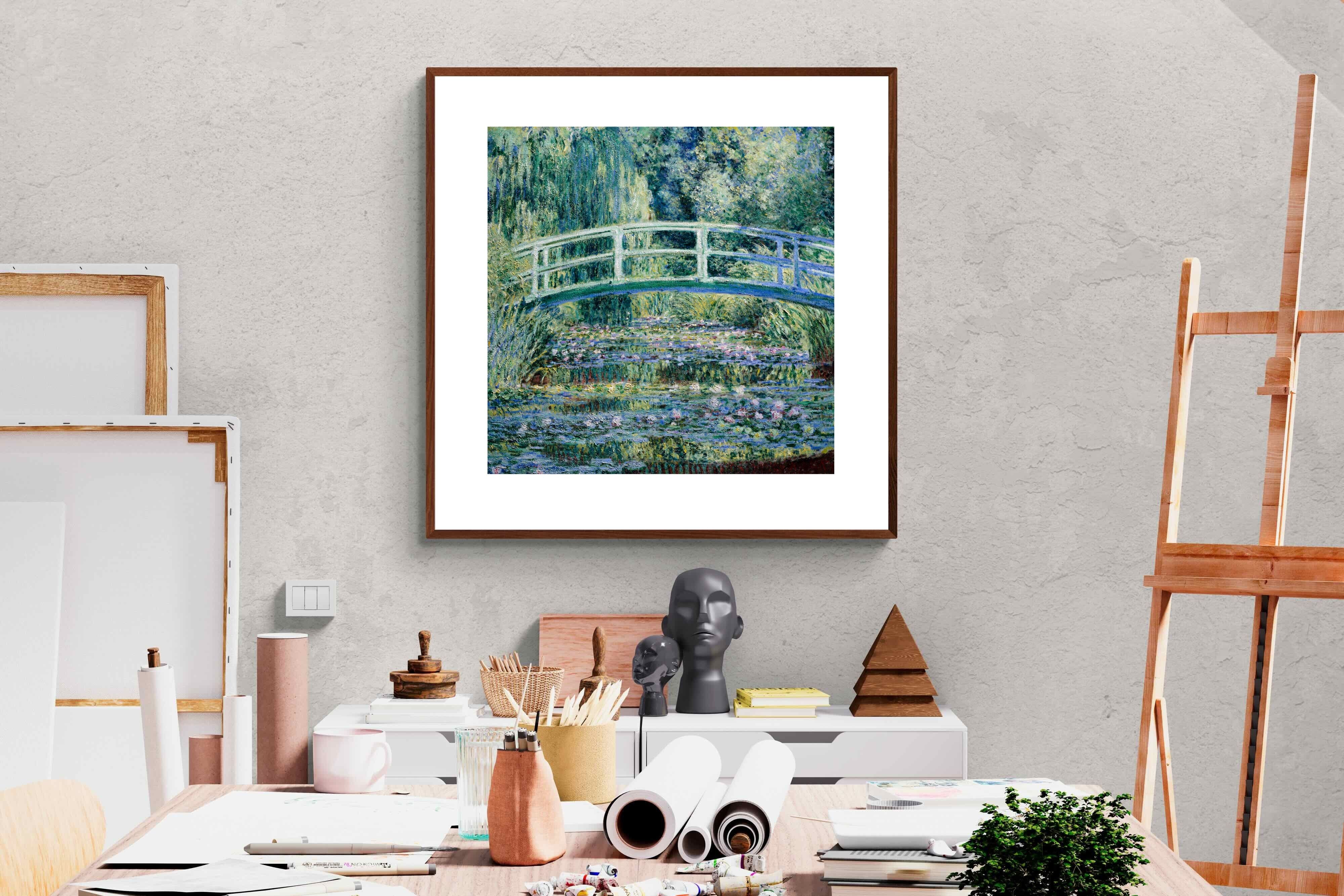 Pixalot Water Lilies and Japanese Bridge