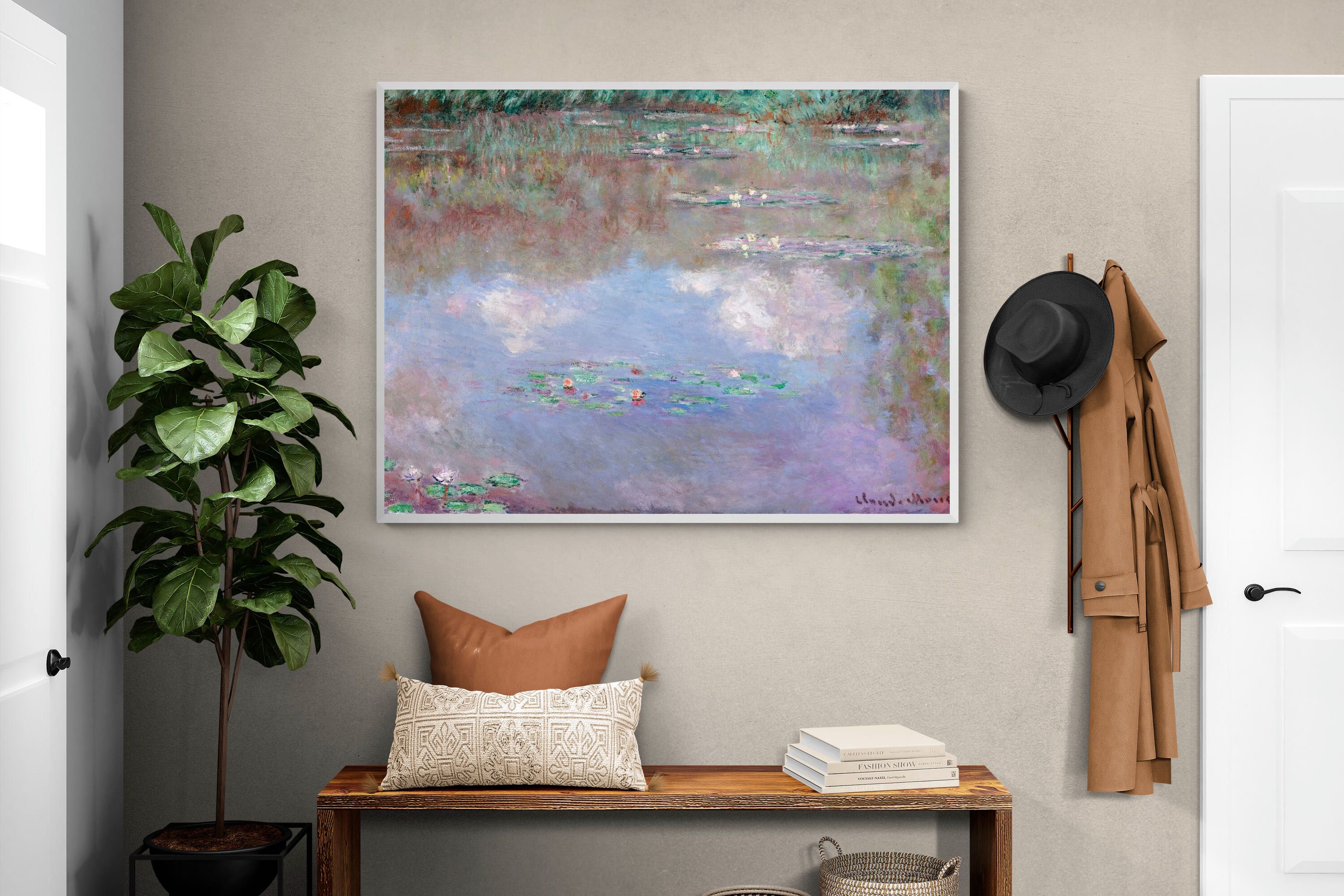 Pixalot Water Lily Pond with Clouds