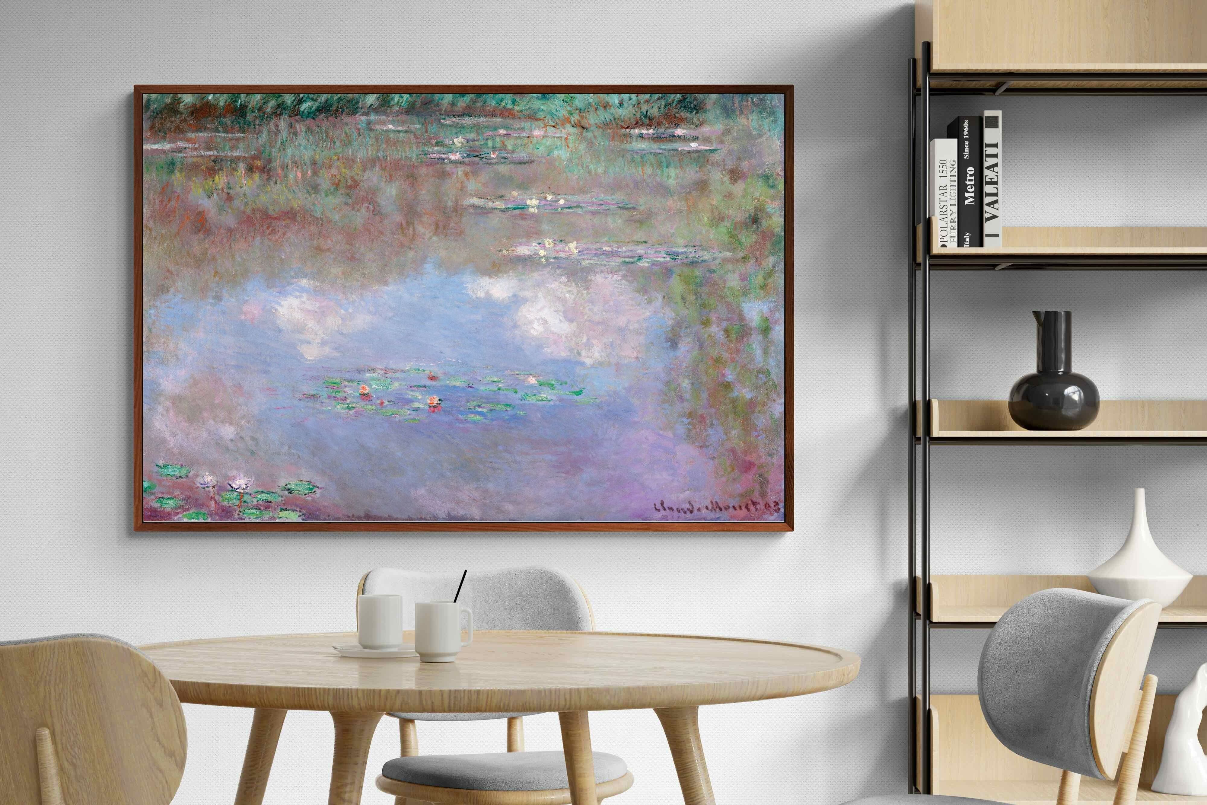 Pixalot Water Lily Pond with Clouds