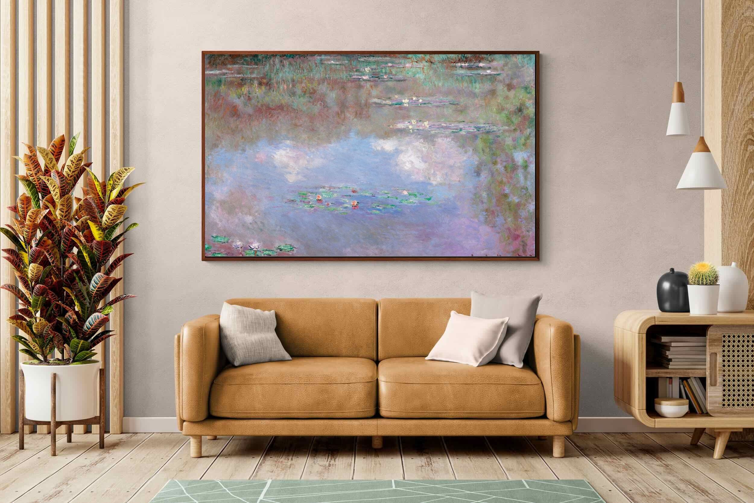 Pixalot Water Lily Pond with Clouds