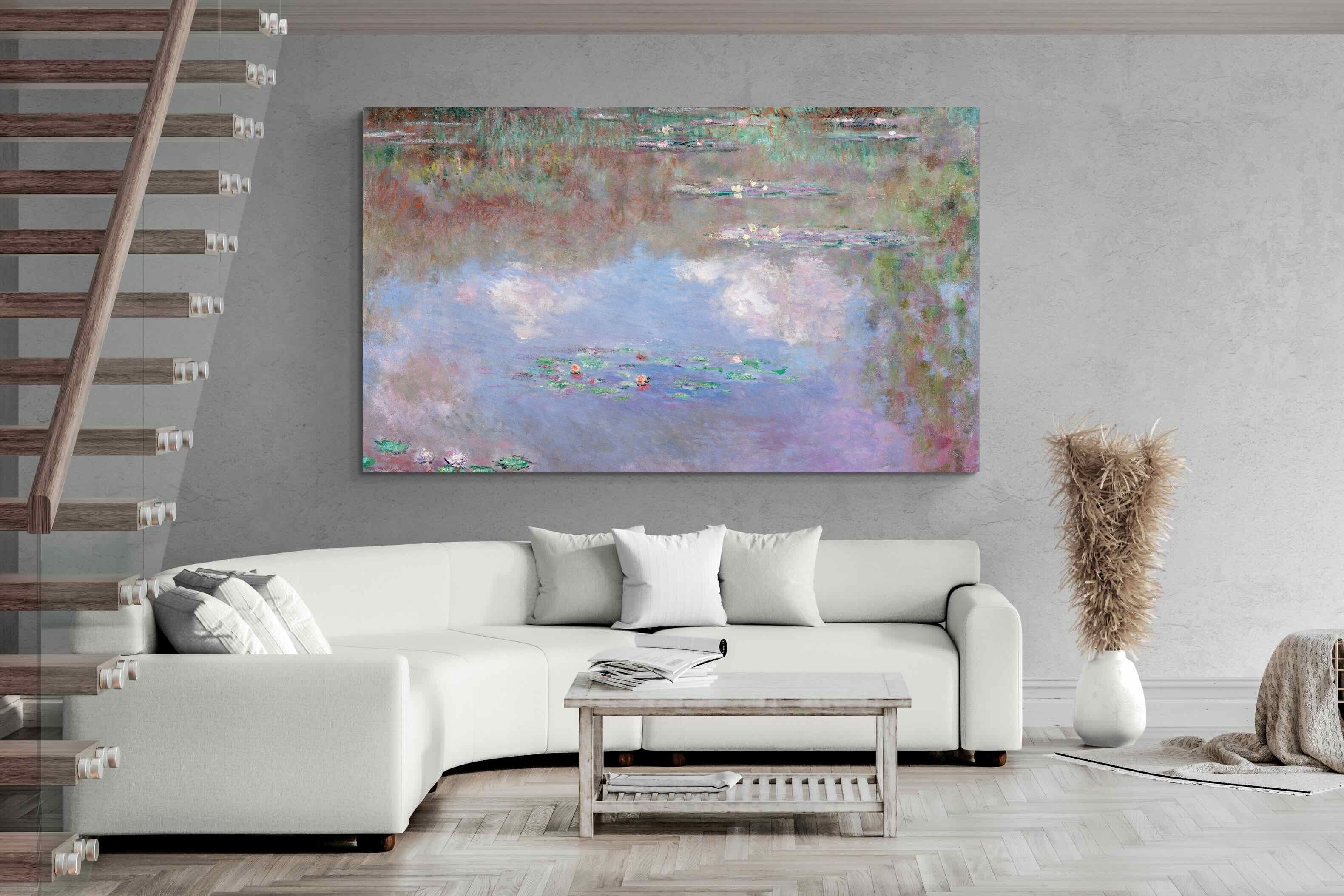 Pixalot Water Lily Pond with Clouds