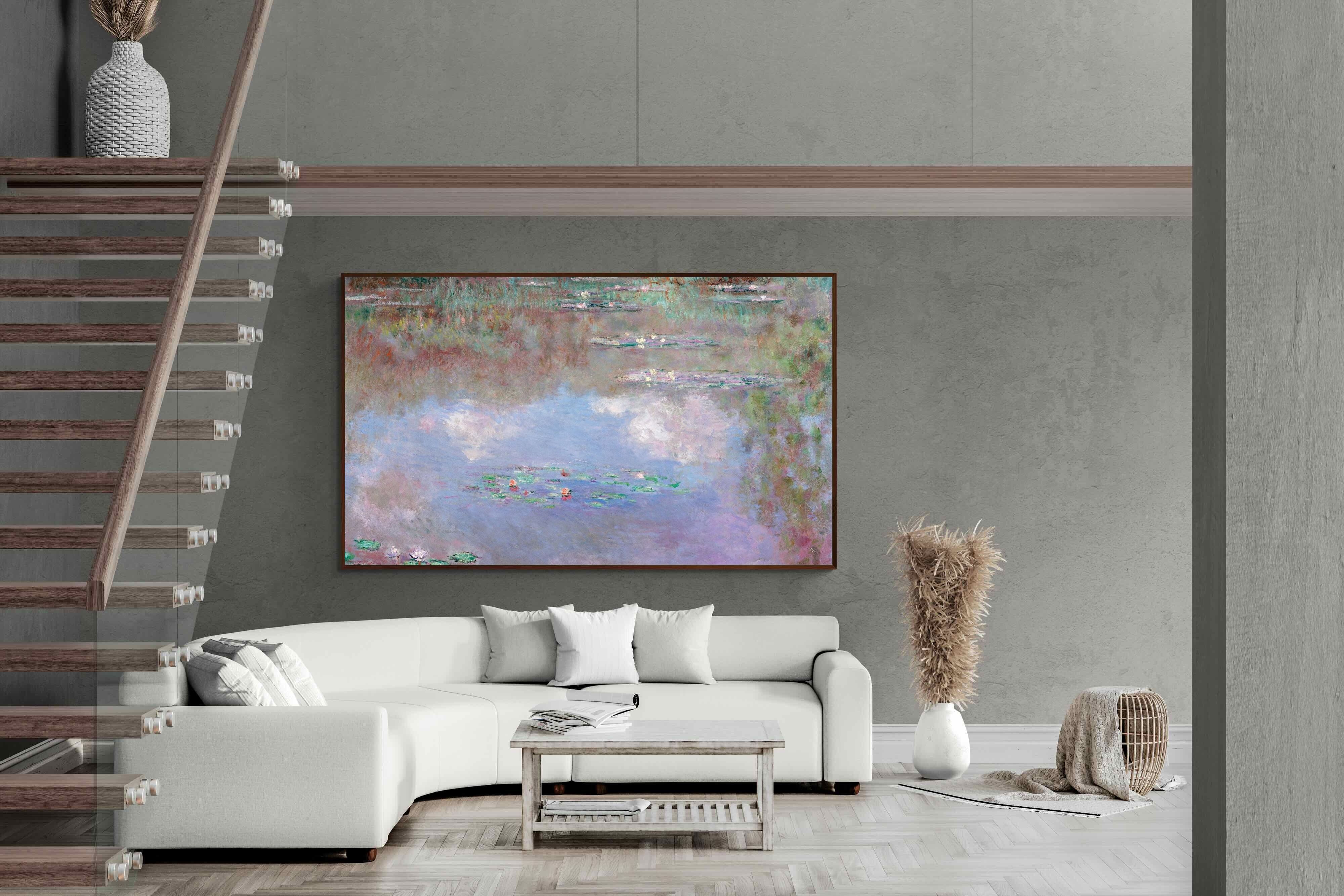 Pixalot Water Lily Pond with Clouds