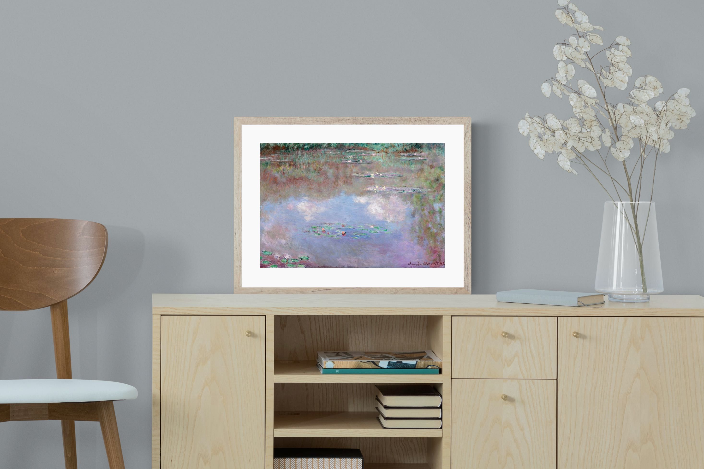 Pixalot Water Lily Pond with Clouds