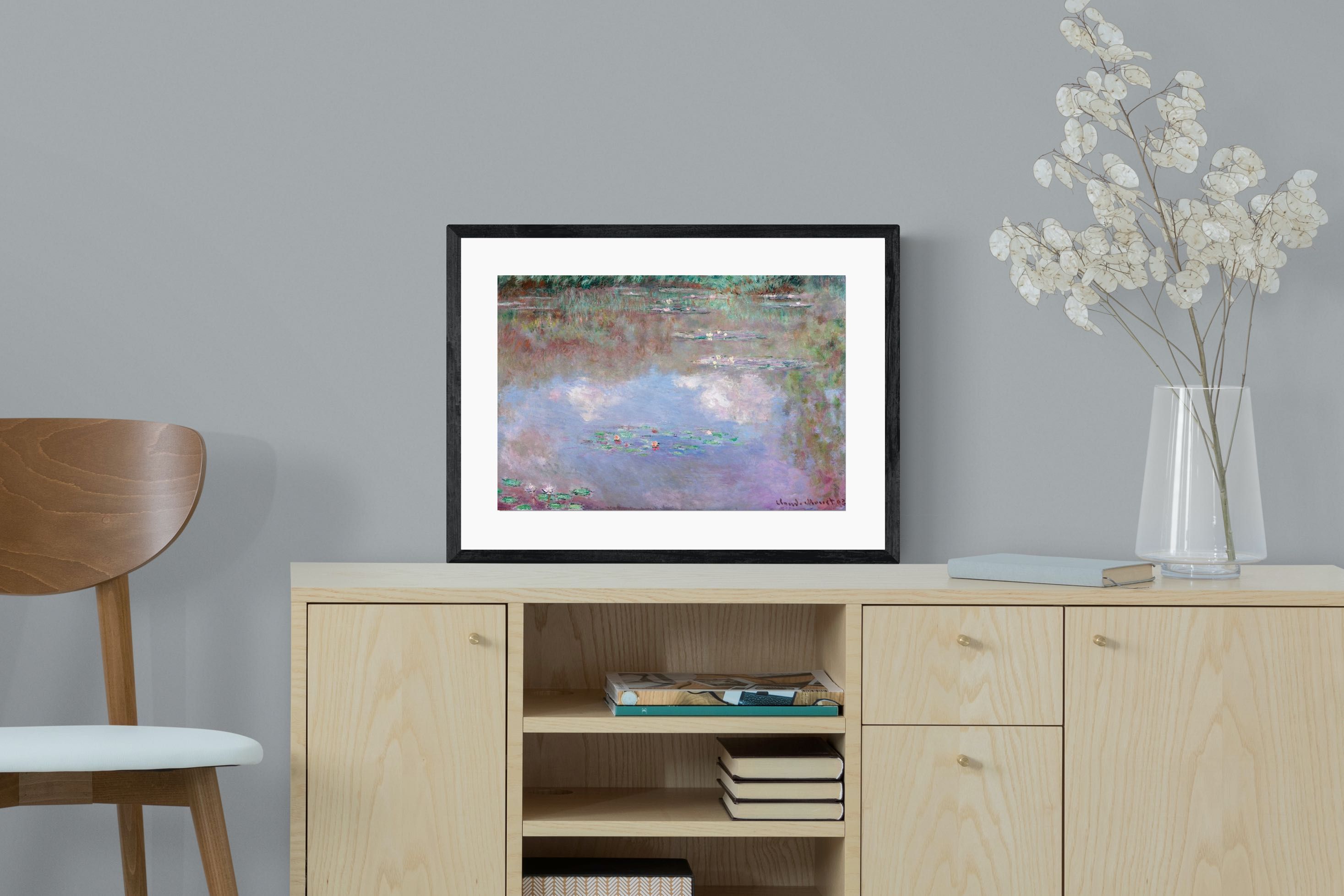 Pixalot Water Lily Pond with Clouds