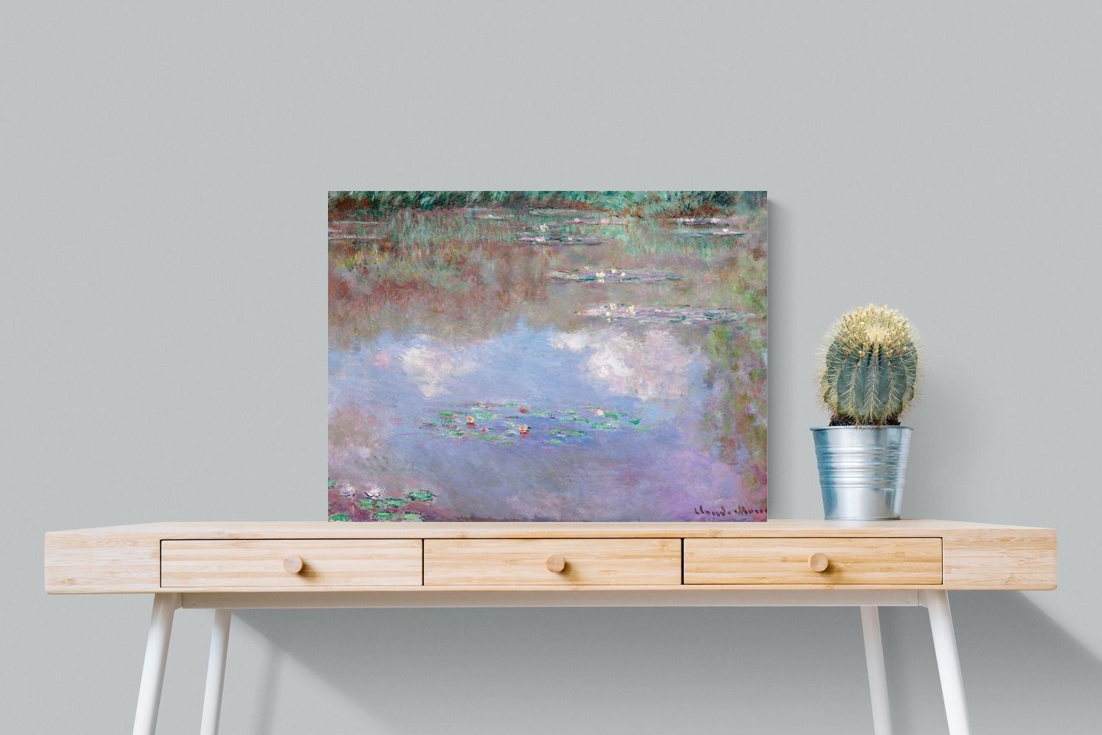 Pixalot Water Lily Pond with Clouds