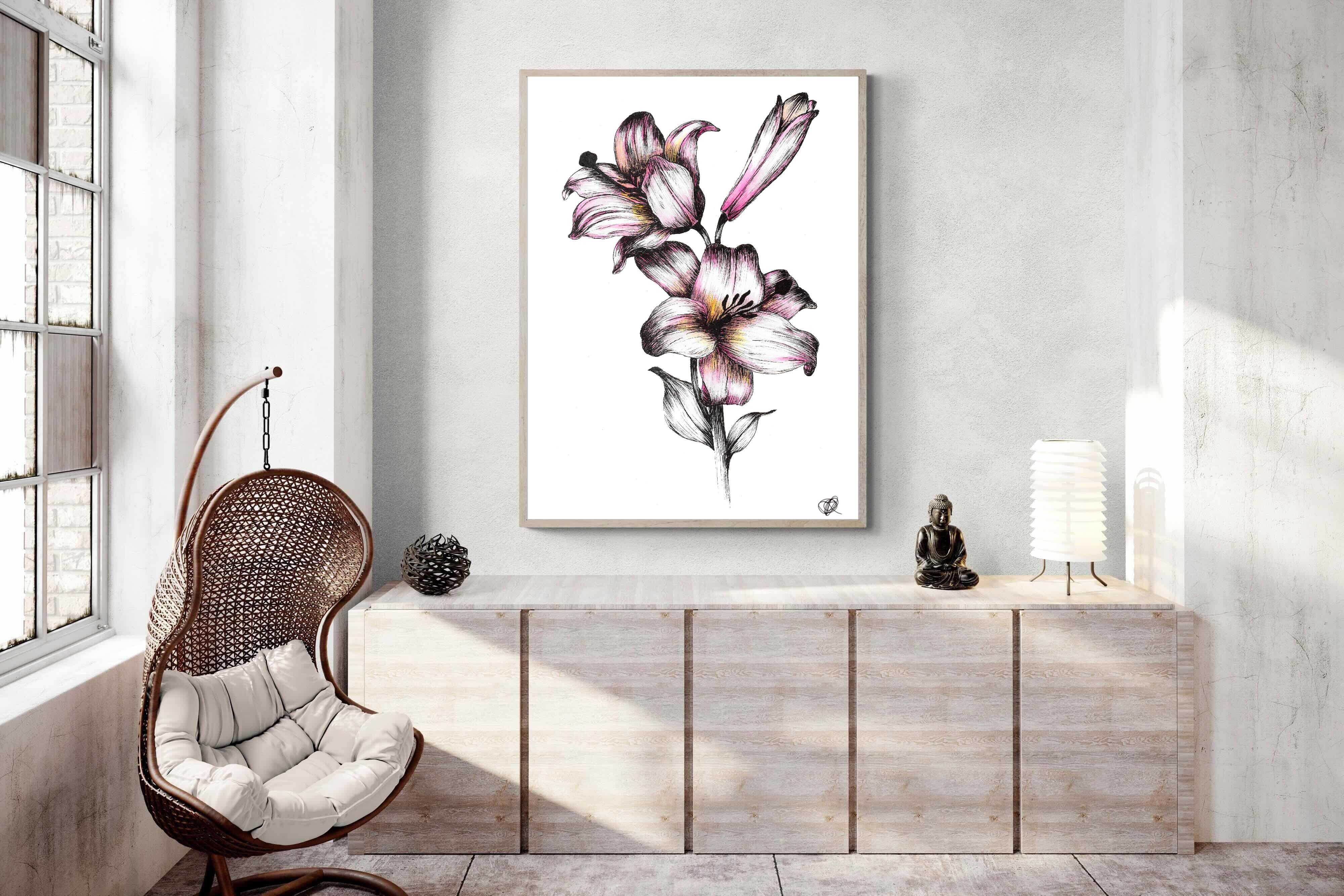 Pixalot Watercolour Lilies