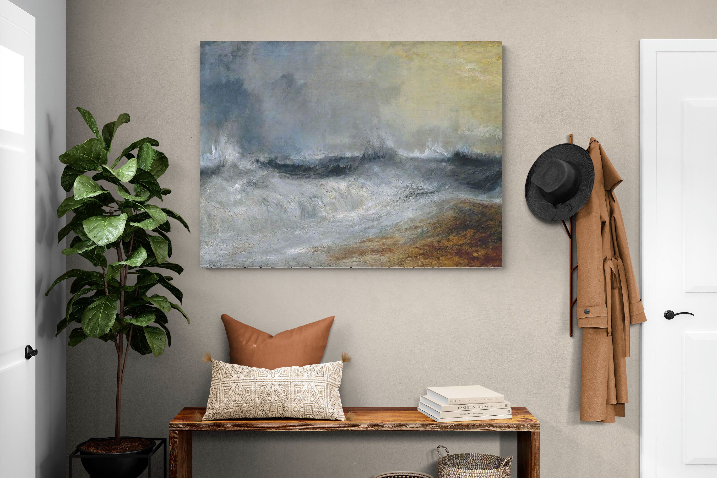 Pixalot ® Waves Breaking Against The Wind