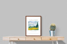 Pixalot Wheat Field With Cypresses Exhibition Poster