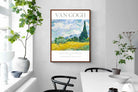 Pixalot Wheat Field With Cypresses Exhibition Poster