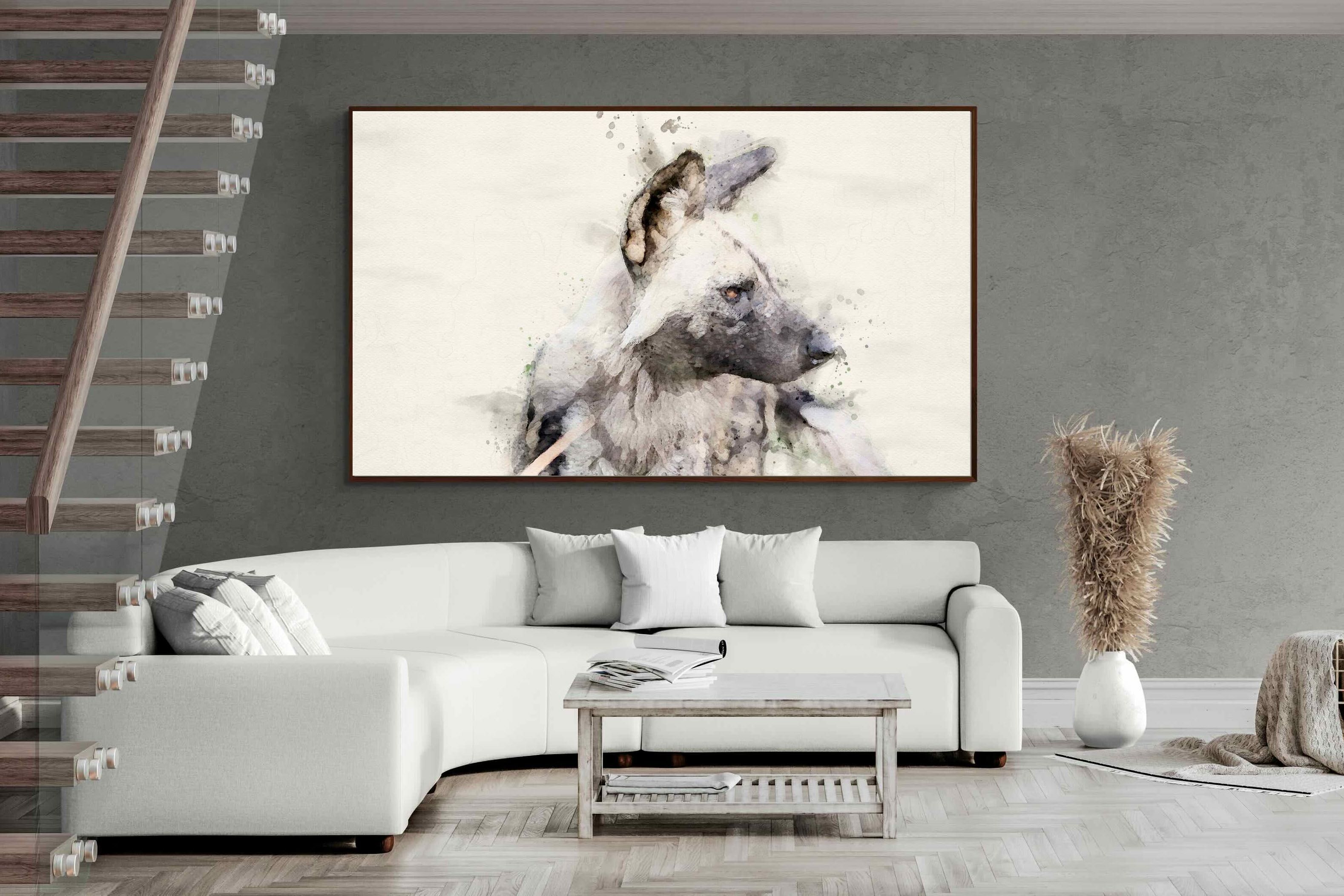 Pixalot ® Wild Dog Watercolour