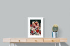 Pixalot Woman Among Red Flowers