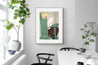 Pixalot Woman Reading in a Rocking Chair