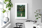 Pixalot Woman Walking in an Exotic Forest